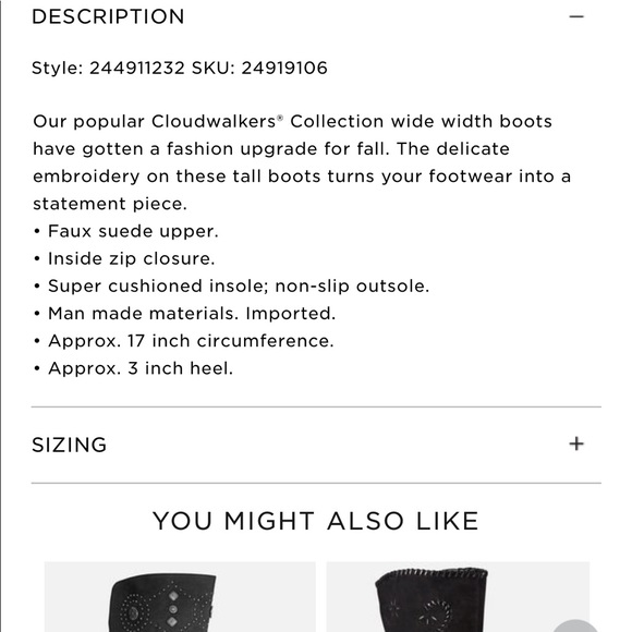 Beautiful Boots with gold details! - Picture 7 of 7